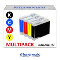 Multipack Brother LC-1000 All Colors LC1000BK / LC1000C / LC1000M / LC1000Y (4 pcs)