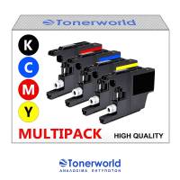Multipack Brother LC-1240 / LC-1280 All Colors LC1240BK / LC1240C / LC1240M / LC1240Y (4 pcs)