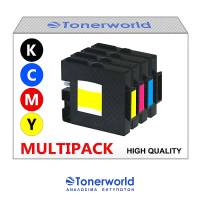 Multipack Ricoh GC41 All Colors GC-41KL / GC-41CL / GC-41ML / GC-41YL (4 pcs)